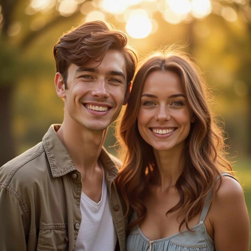 Wedding photo for invitation-quality cartoon-style caricature